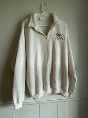 Vintage 1997 MGM Grand Las Vegas fleece 1/4 zip pullover sweatshirt medium M